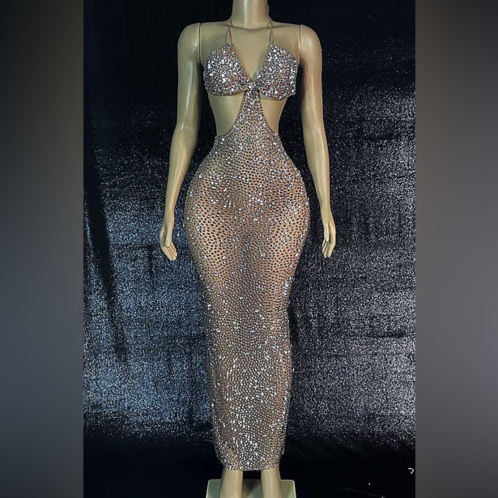 Crystal Diamond Gown